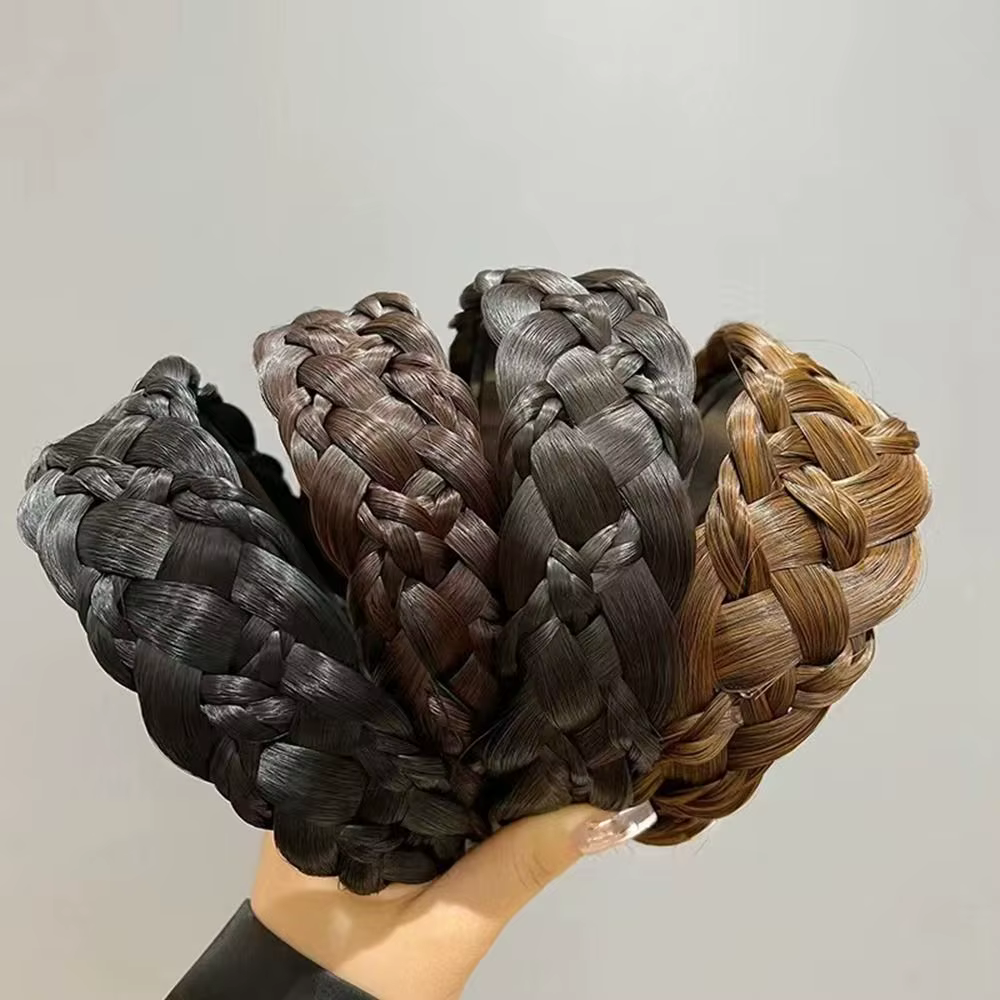 Bandeau de sauna en arête de poisson pour femme