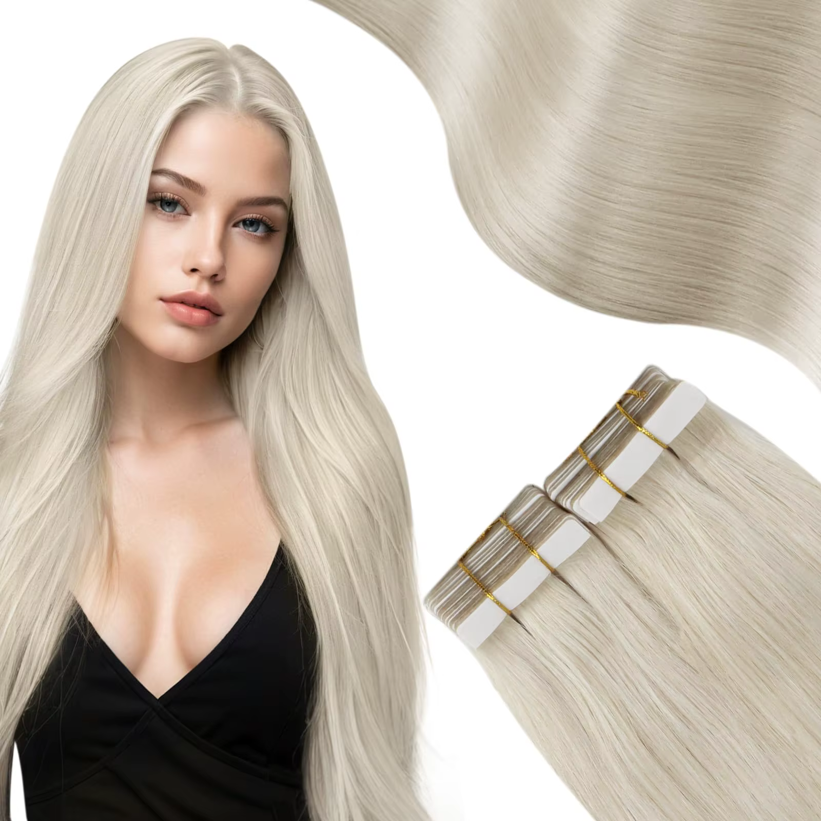 Extensions de cheveux 100% humains
