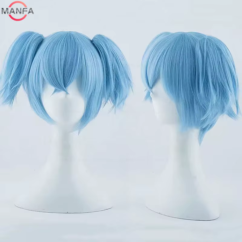 Anime Shiota Nagisa perruque Sally visage pince queue de cheval résistant à la chaleur cheveux synthétiques Cosplay