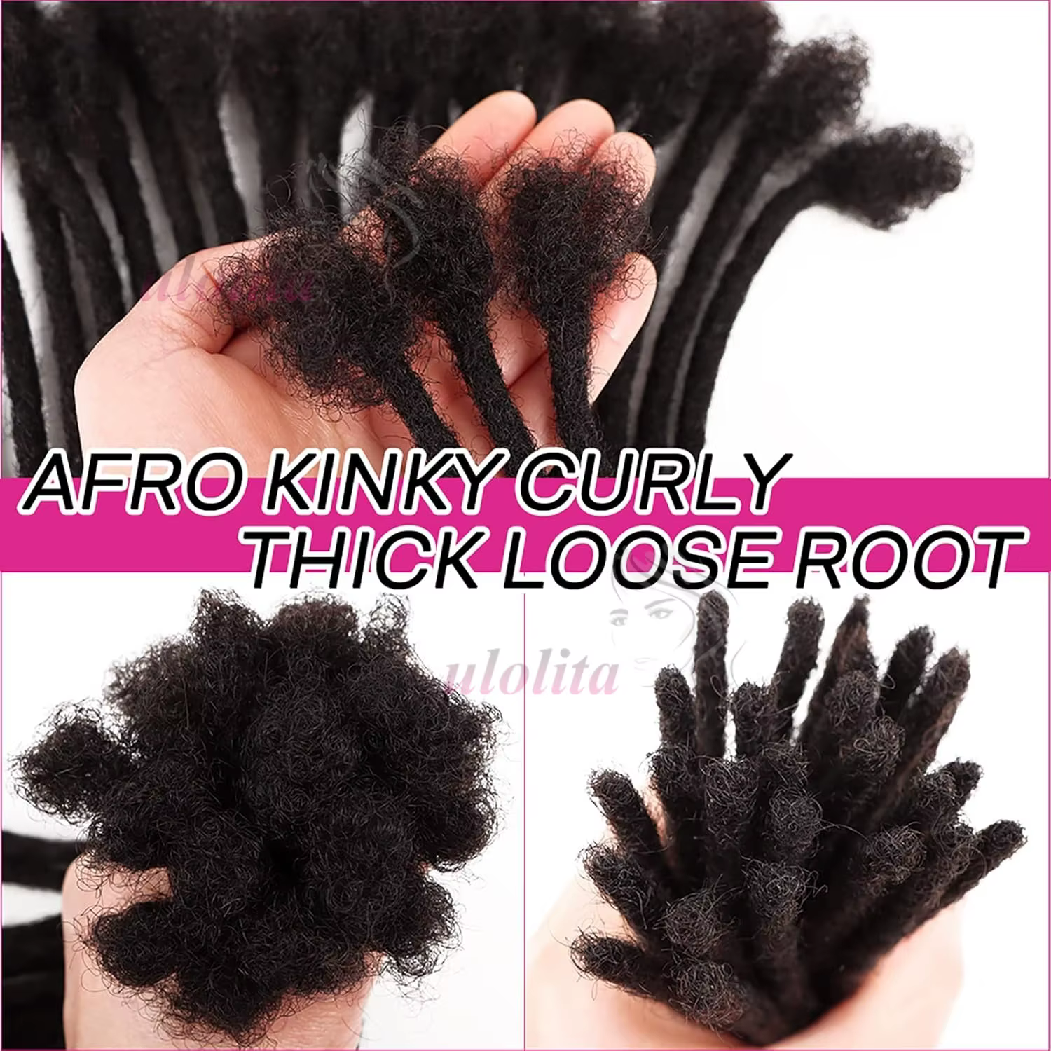 Extensions de cheveux humains Dreadlock