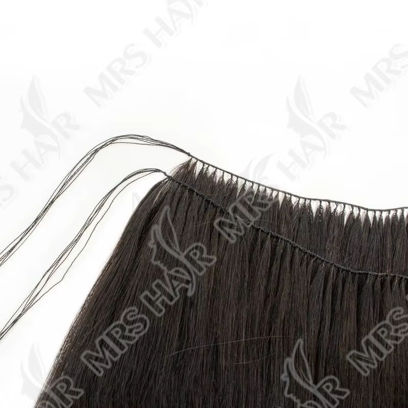 Extensions de cheveux invisibles en plumes