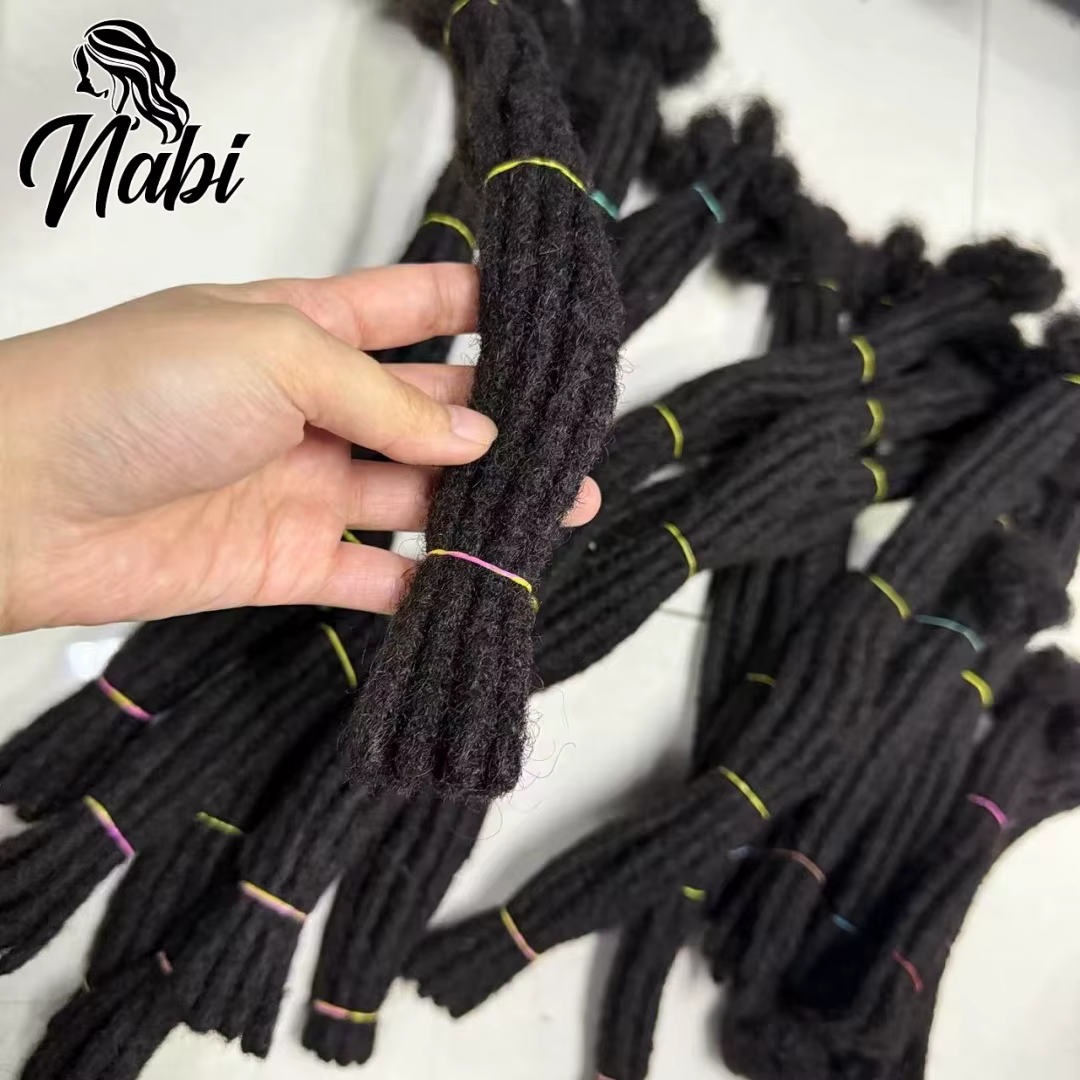 Extensions de dreadlocks Nabi Regular Locs en cheveux humains naturels