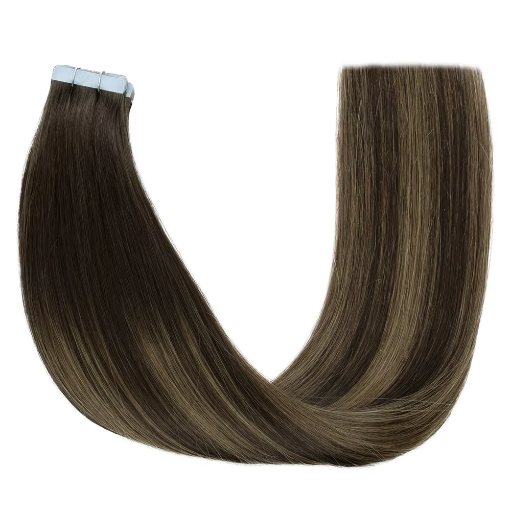 Extensions de cheveux à bandes adhésives pour femmes