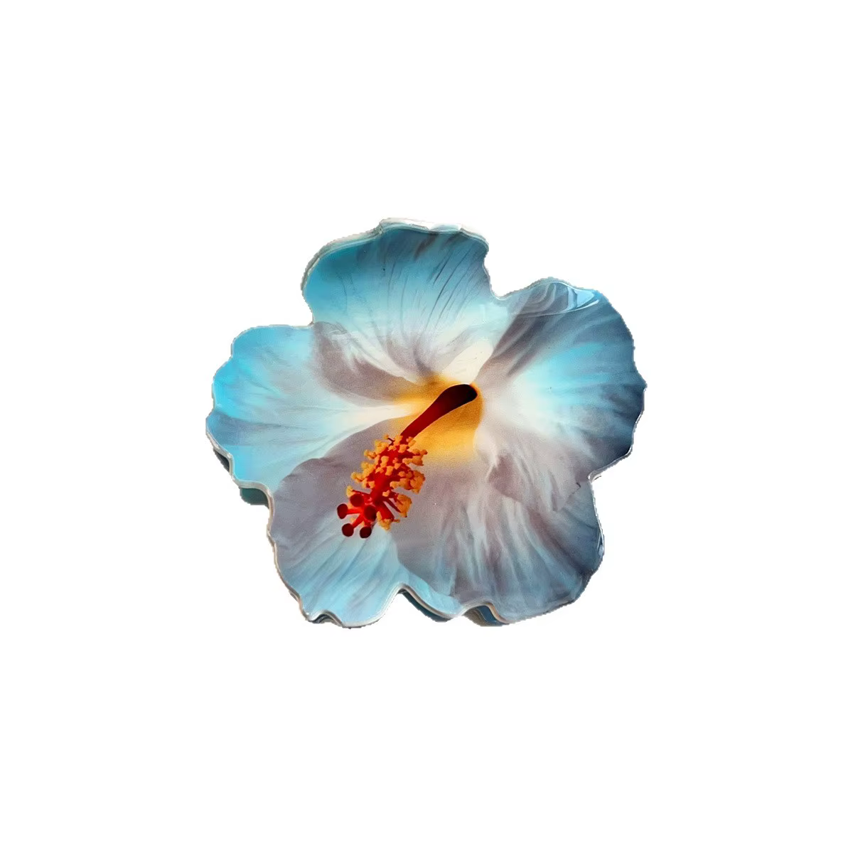 Pince à cheveux fleur d'hibiscus pour femme