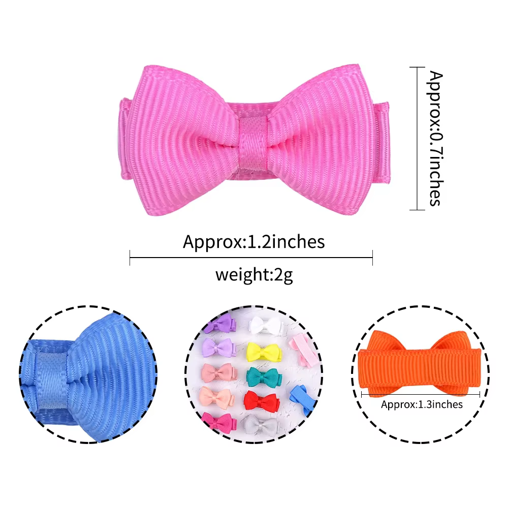 Mini nœuds pour cheveux de 1