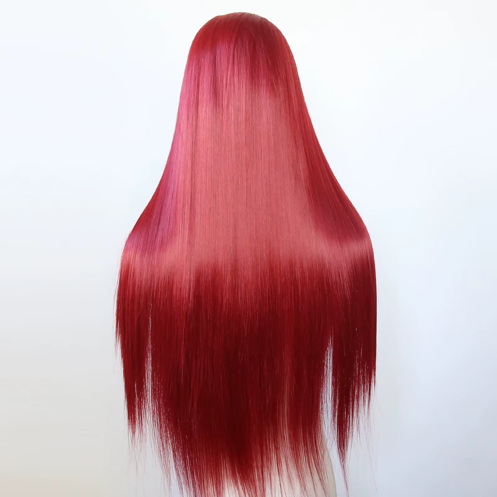 Perruque Lace Front Wig synthétique rouge 13x4