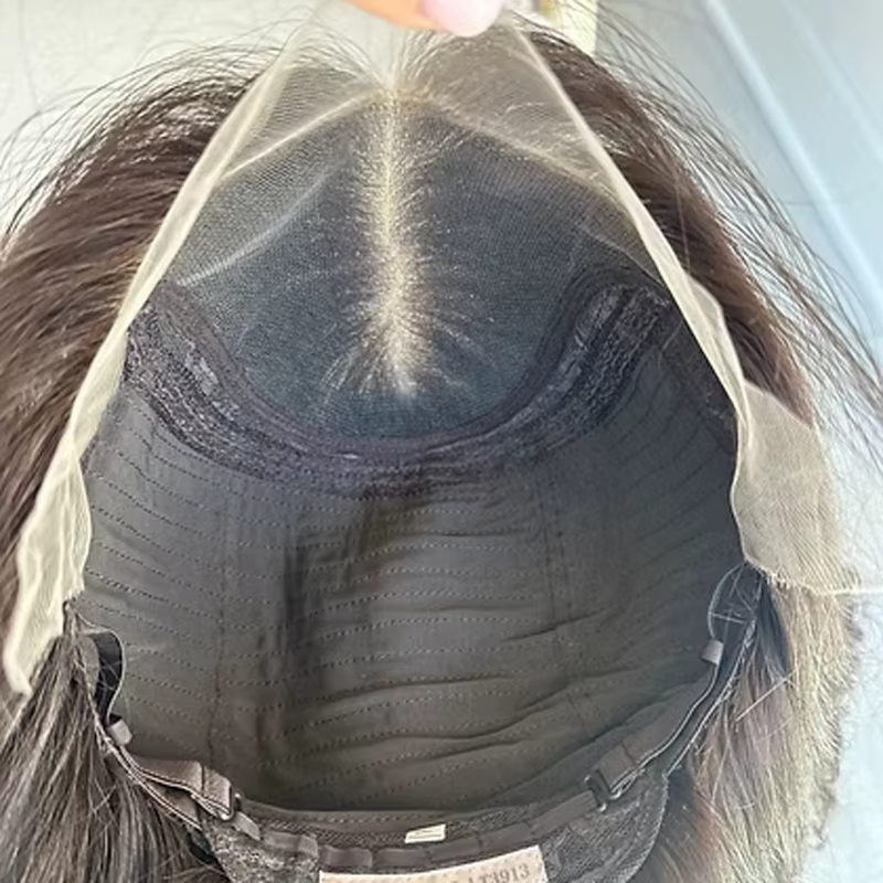 Perruque Lace Front Wig synthétique moka brune