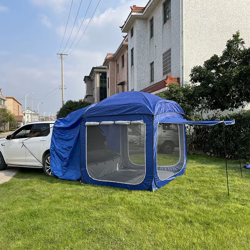 Tente arrière Suv d'extension extérieure pour 5-8 personnes, tente de Camping 190t, coffre monté sur voiture, équipement de Camping