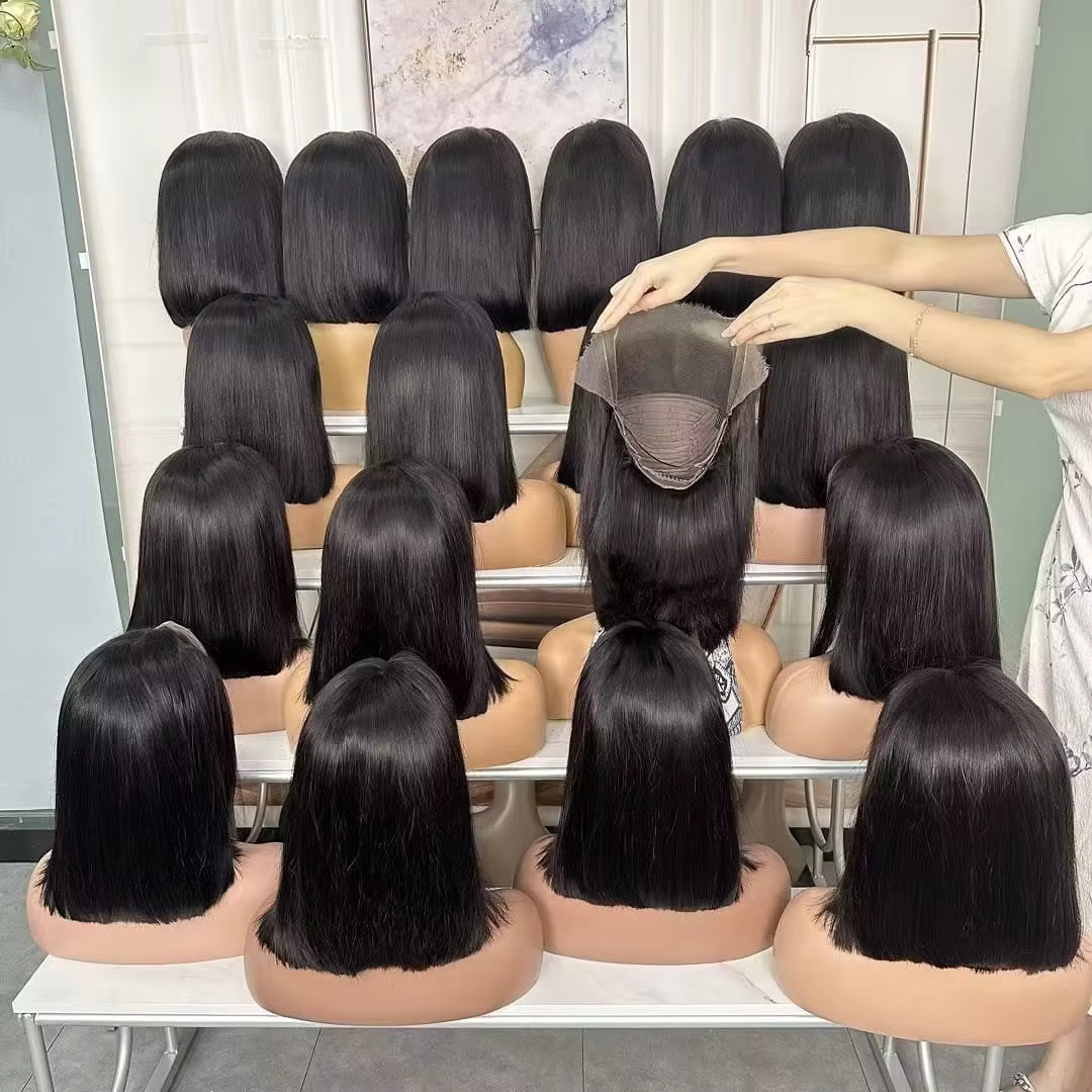 Perruque Bob en cheveux humains