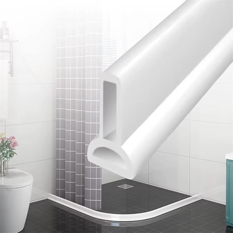 Bouchon d'étanchéité en PVC auto-adhésif, 1 pièce, 1M, pour salle de bains, douche, barrière de barrage, bande d'étanchéité, accessoires pratiques