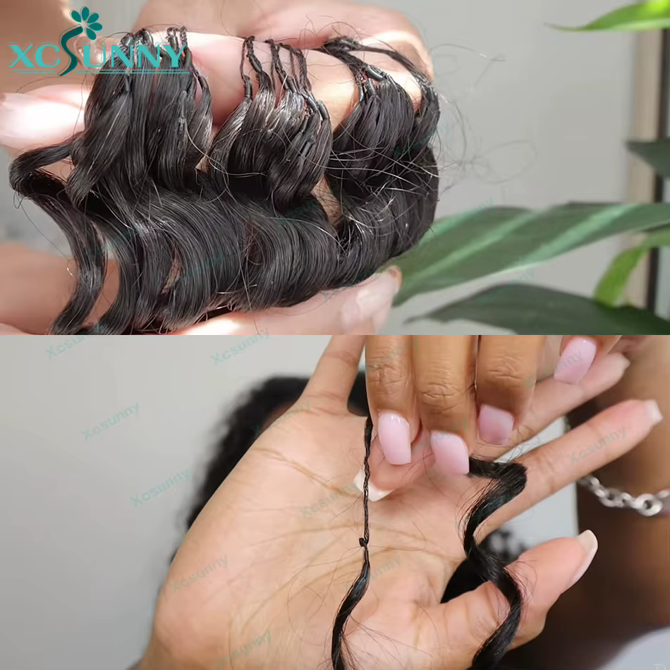 Extensions de cheveux humains bouclés au Crochet
