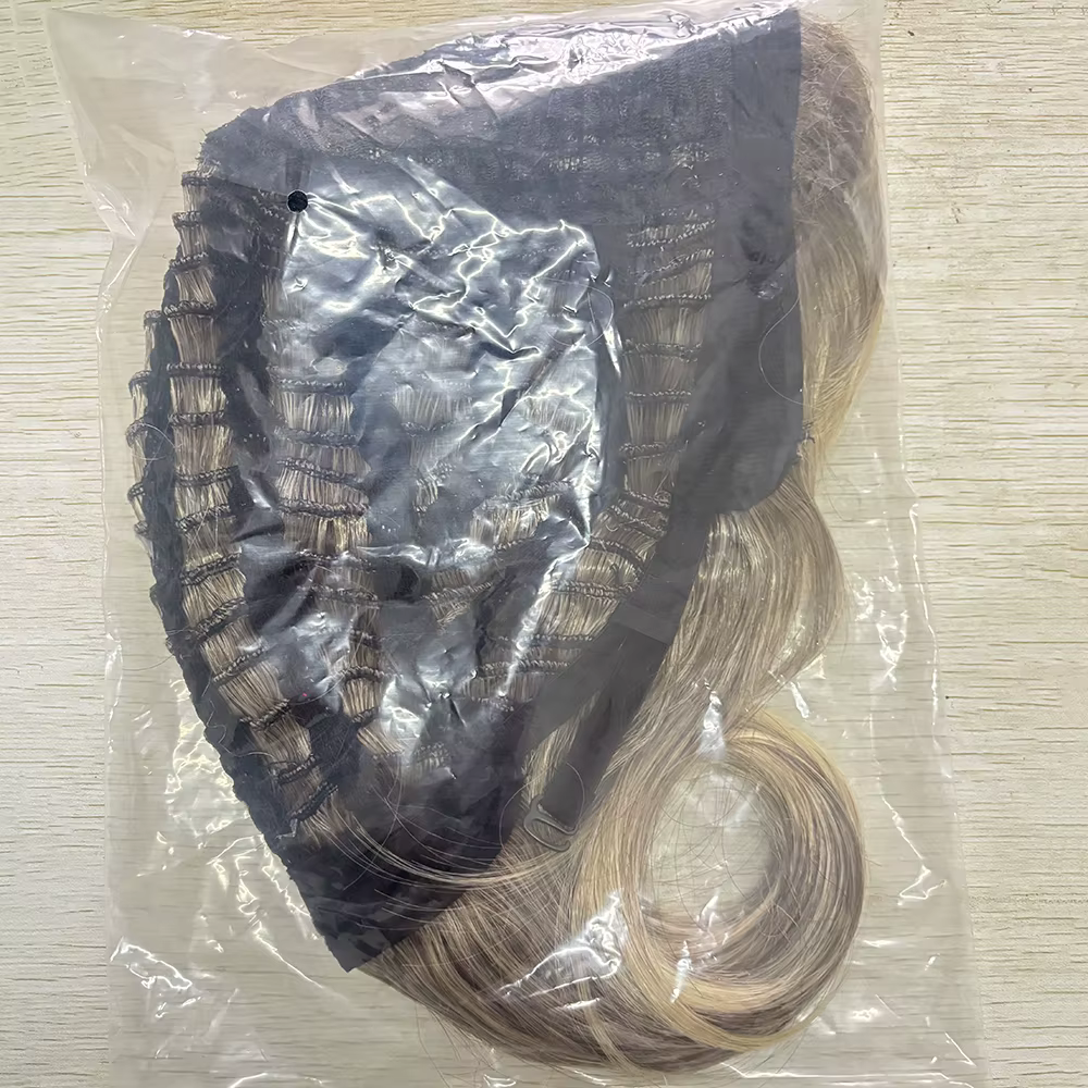 HAIRJOY Perruque synthétique blonde style Mullet pour femme