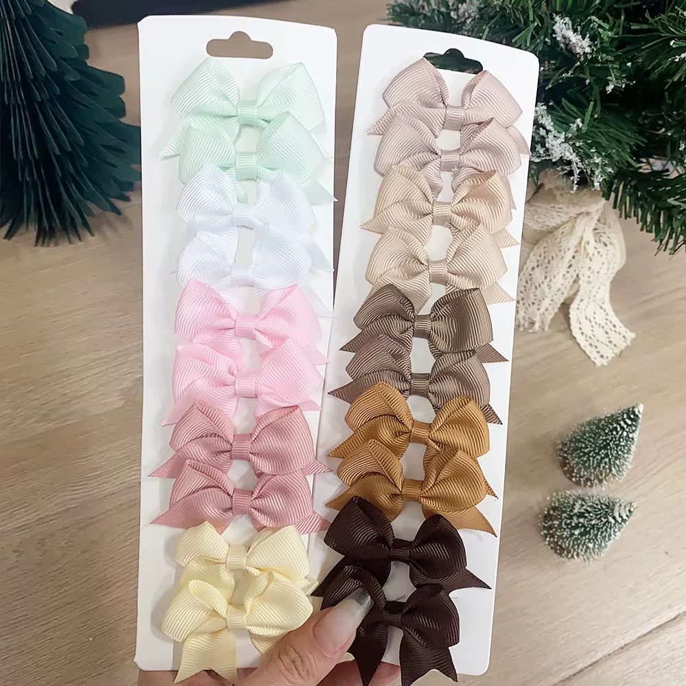 Pinces à cheveux avec nœuds pour enfants