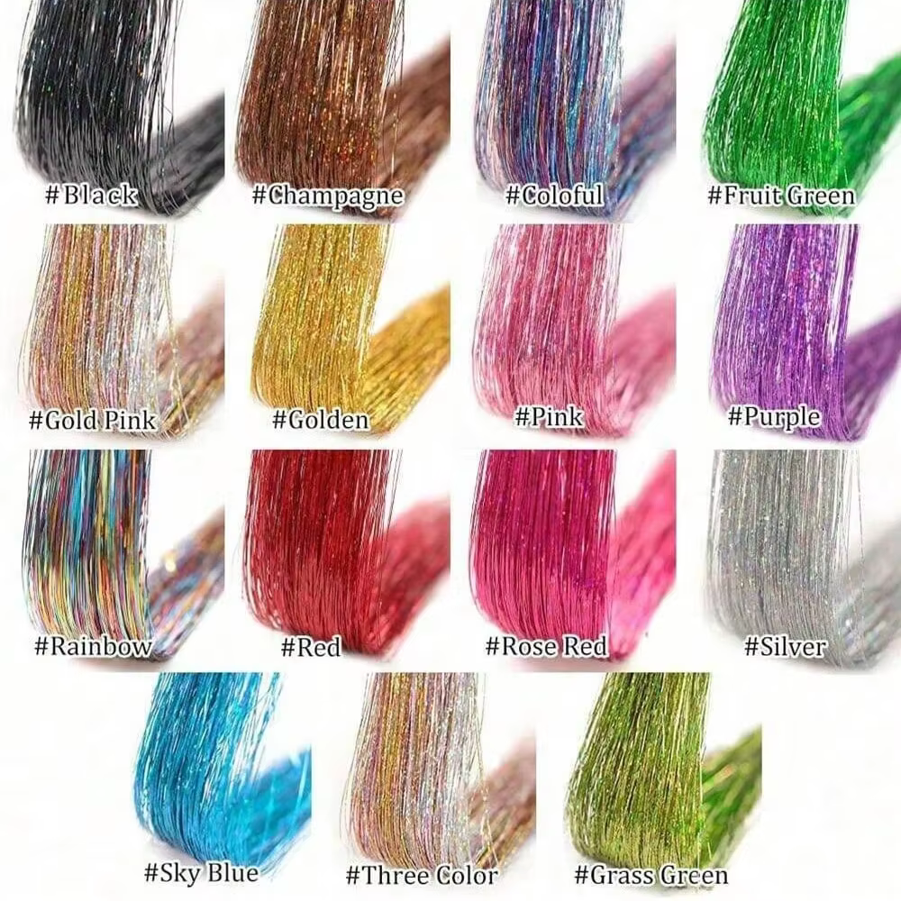 Extensions de cheveux synthétiques à clipser
