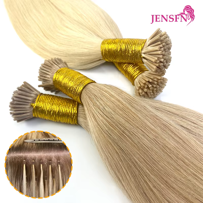I-Tip-Extension de Cheveux Humains Lisses