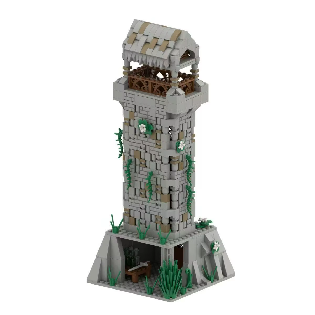 Ensemble de blocs de Construction de château médiéval, Kit de briques de modèle créatif de chevalier, jouets de Construction éducatifs pour garçons et enfants