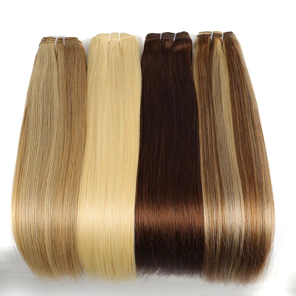 Tissage en lot brésilien Remy naturel Balayage blond cendré