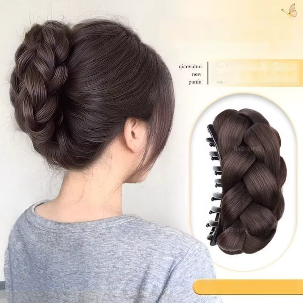 Pince à cheveux synthétique pour chignon