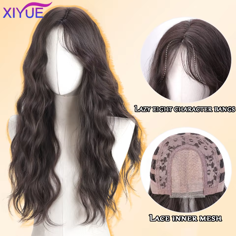 XUTYE perruque cheveux longs pour femmes ensemble de tête complète