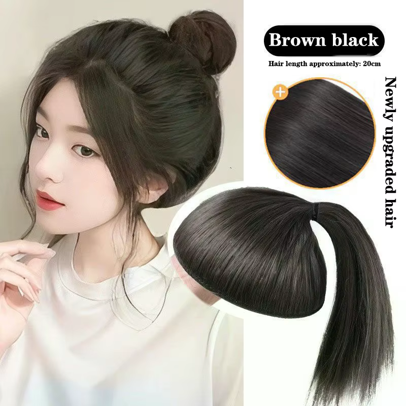 Accessoire de coiffure pour perruque : Outil de coiffage naturel et volumineux pour queue de cheval haute et crête