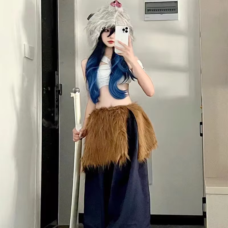 Costume de cosplay Anime Demon Slayer Hashibira Inosuke