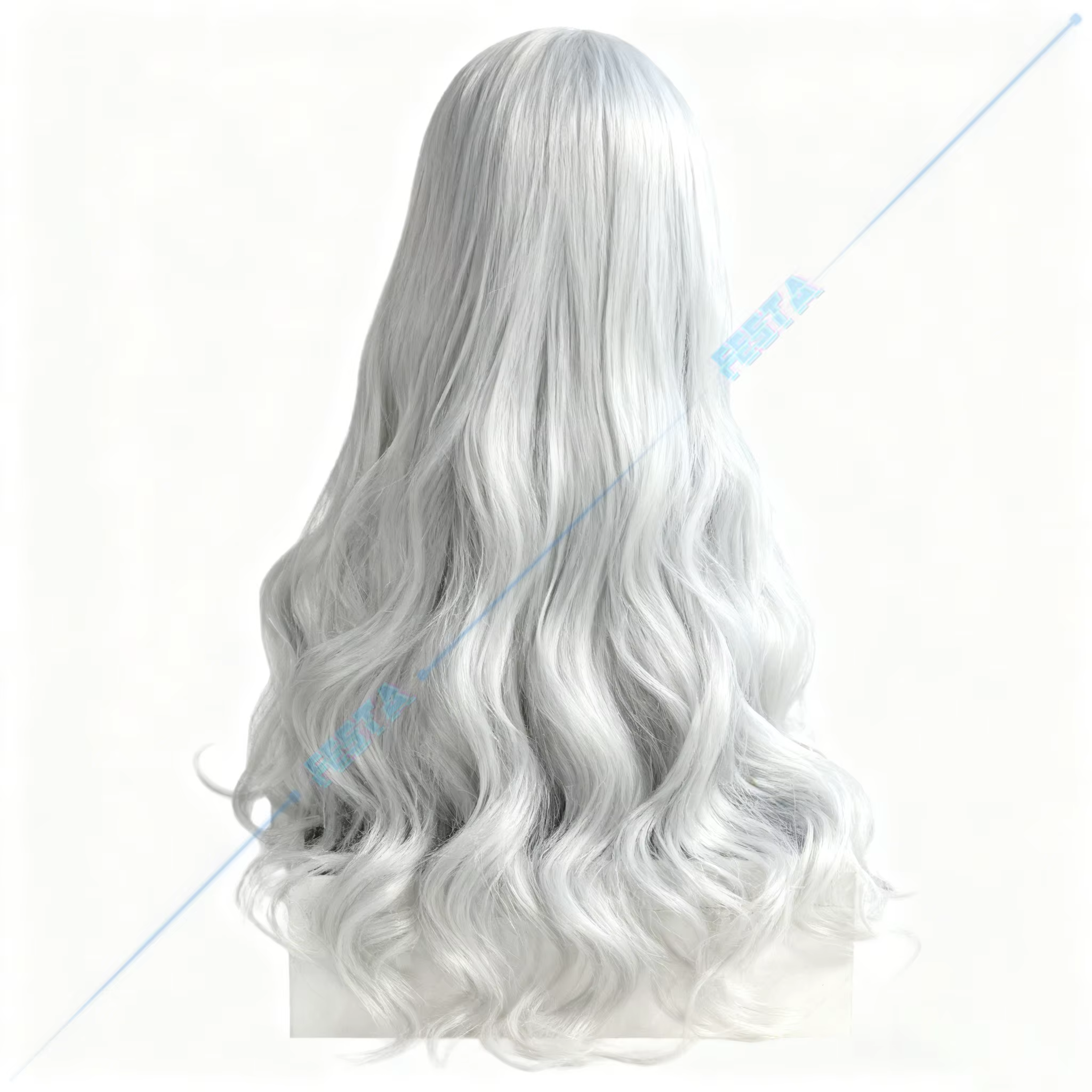Clea Clair Obscur expédition 33 Cosplay perruque Dessendre femmes argenté blanc cheveux longs Simple élégant légèrement