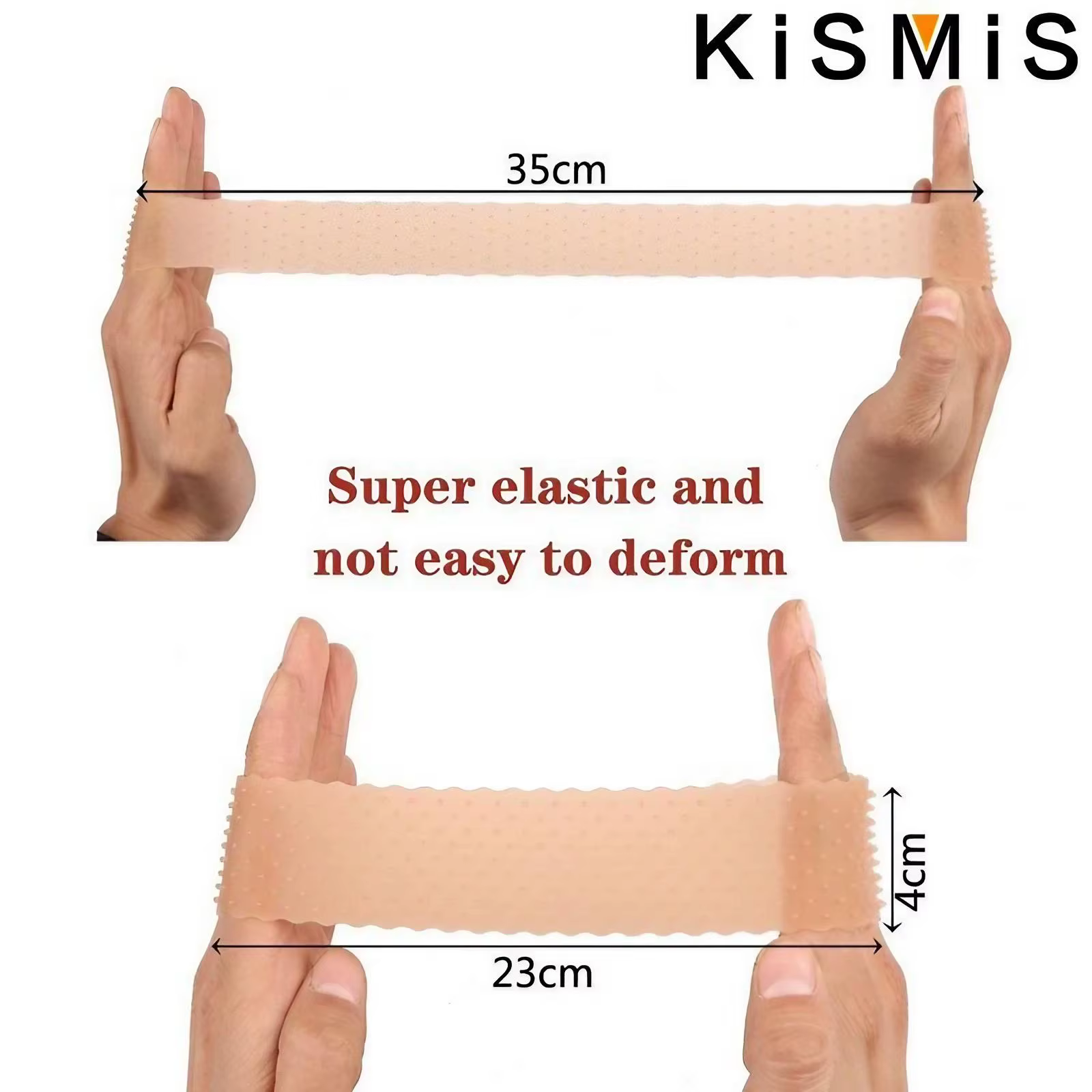KISMIS 1PC bandeau réglable Silicone perruque bande pour dentelle frontale perruques