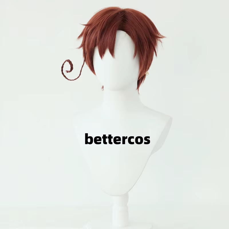 Axis Powers Hetalia perruques sud-aitalie perruque Feliciano Vargas rouge marron Cosplay