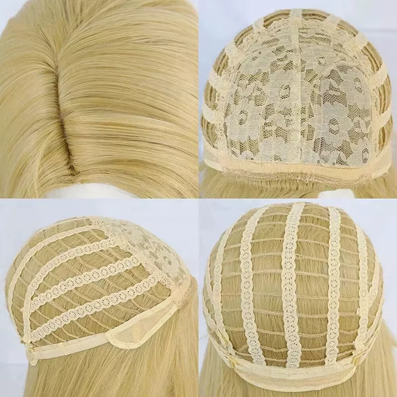 Raiponce Cosplay perruque film emmêlé princesse longue Blonde droite résistant à la chaleur cheveux Halloween Anime jeu