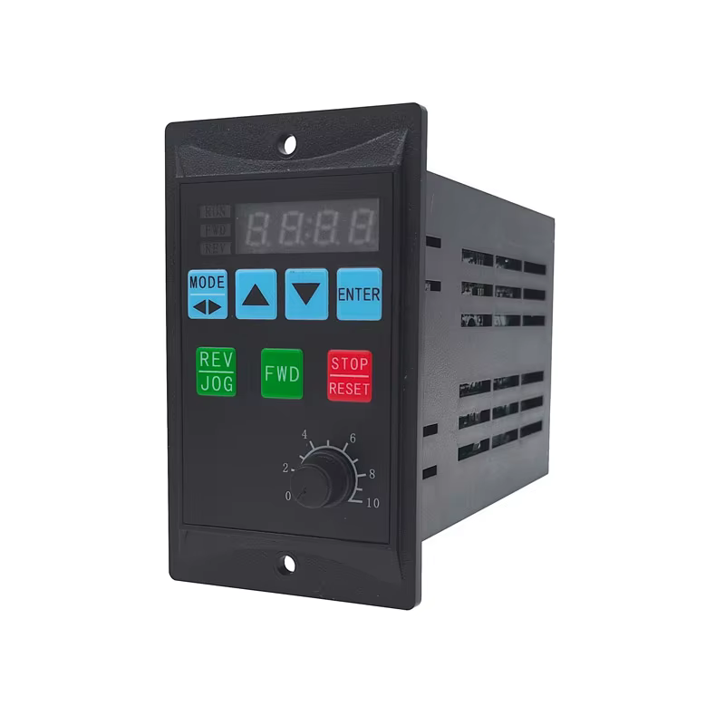 Convertisseur de fréquence onduleur électrique 1500W RS485 ajouter du pilote de moteur 0,75 kw 1,5 kw MCU entrée monophasée 220V sortie triphasée 0,4 kw