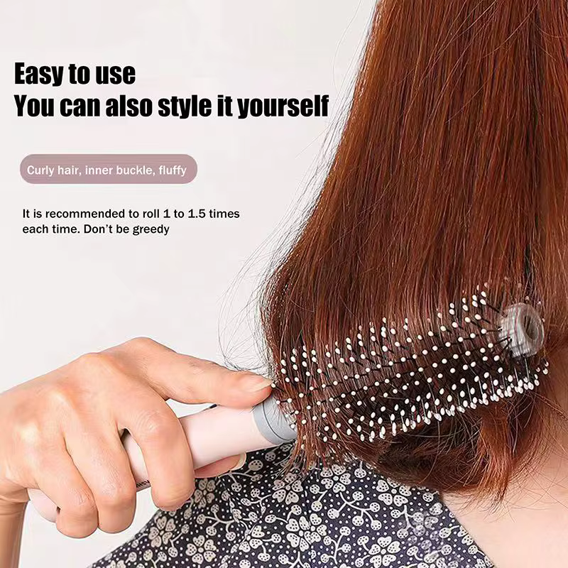 Brosse démêlante à coussin d'air antistatique pour coiffure et perruques bouclées