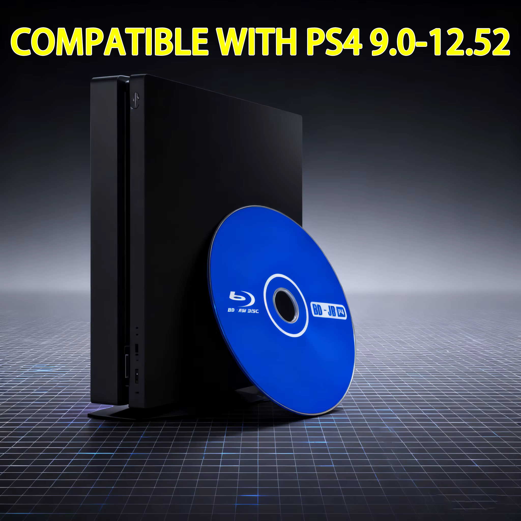 Disque de jailbreak pour PS4 - Solution tout-en-un 1 clic pour FW 9.0-12.52 - Pas de PC nécessaire pour jouer à vos jeux de sauvegarde et à vos homebrew sur votre PS4