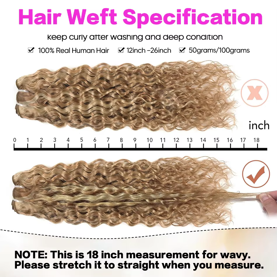 Extensions de cheveux naturels OCGK en trame