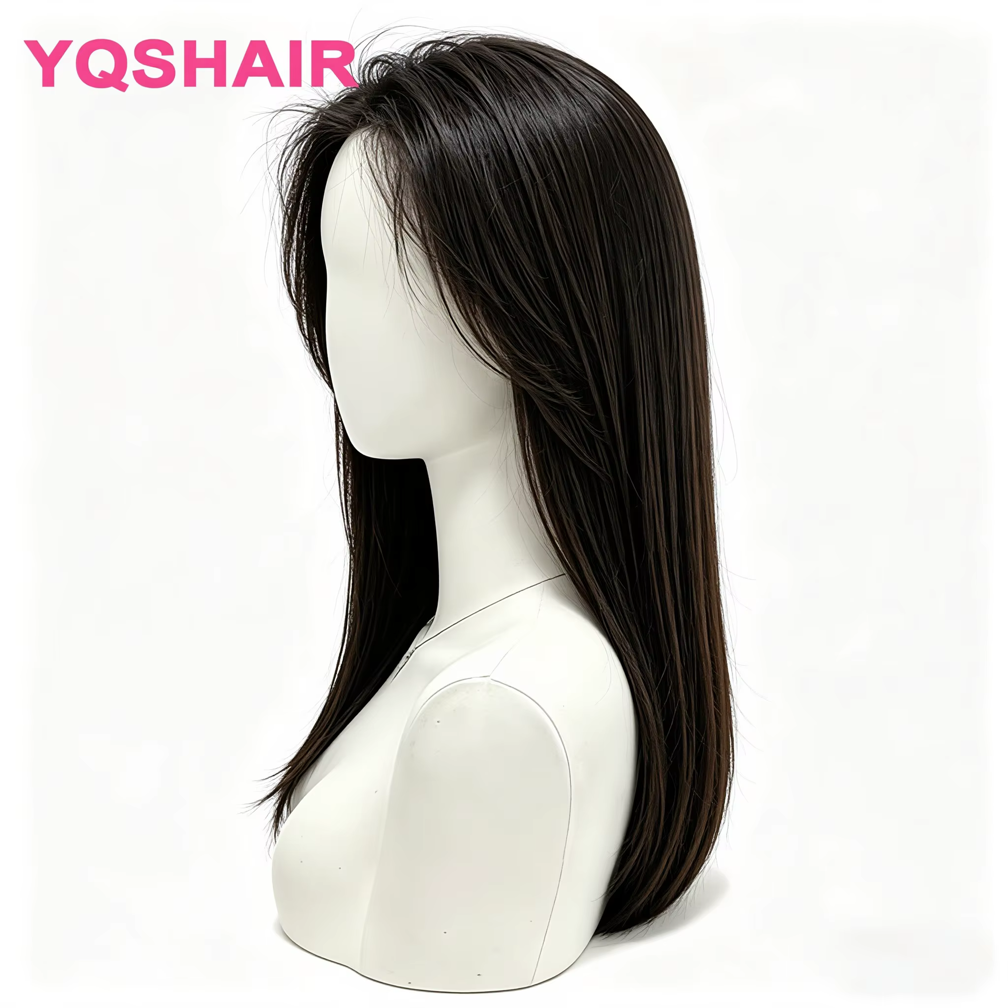 Perruque en cheveux humains 100% naturels