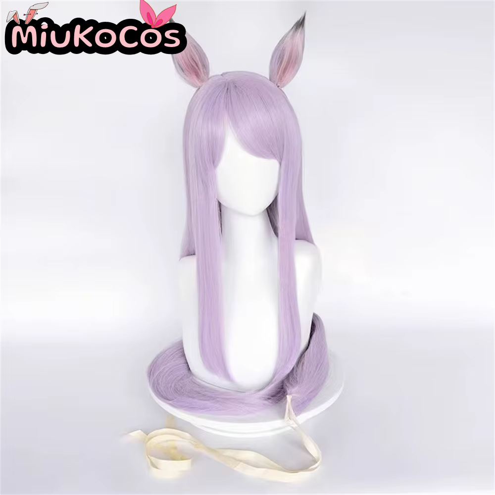 EN STOCK Mejiro McQueen Cosplay perruque avec oreilles et queue MiukoCosplay jeu Umamusume: joli Derby