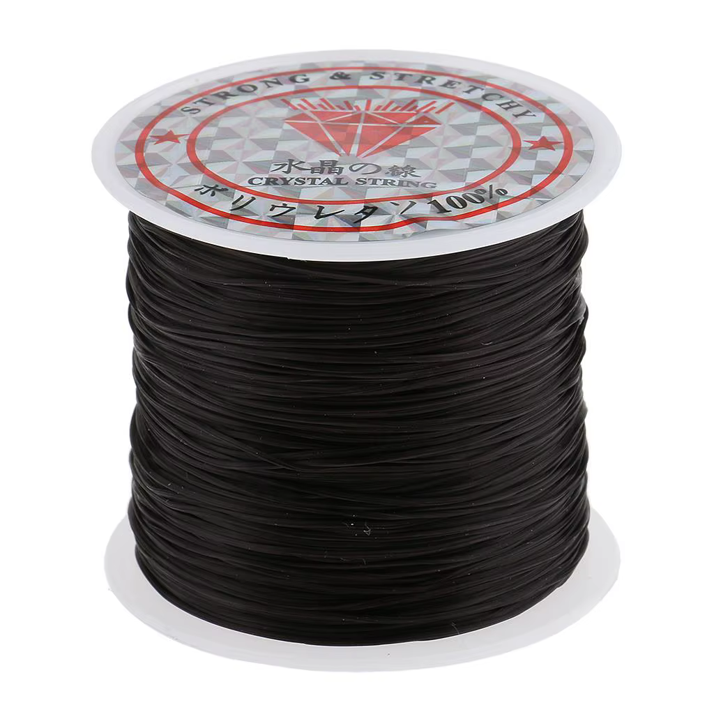6 rouleaux 60M Salon cristal élastique chaîne cheveux tissage coudre décoration fil pour fil
