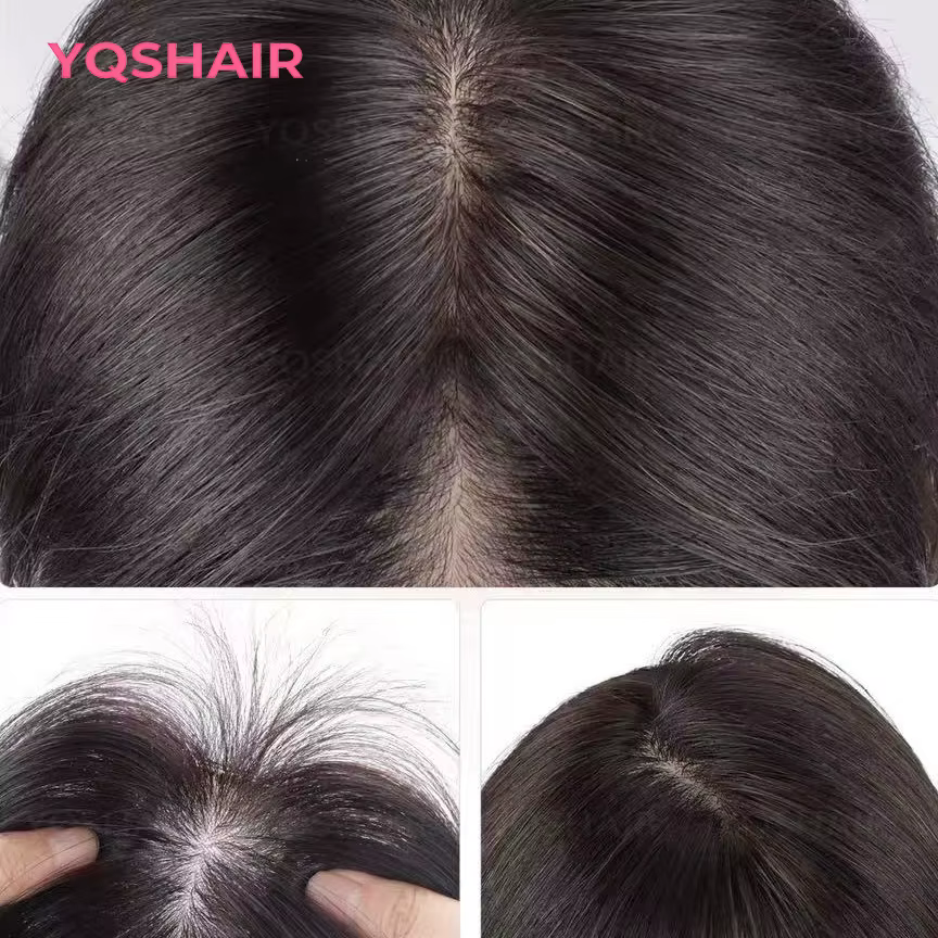 Perruque en cheveux humains 100% naturels