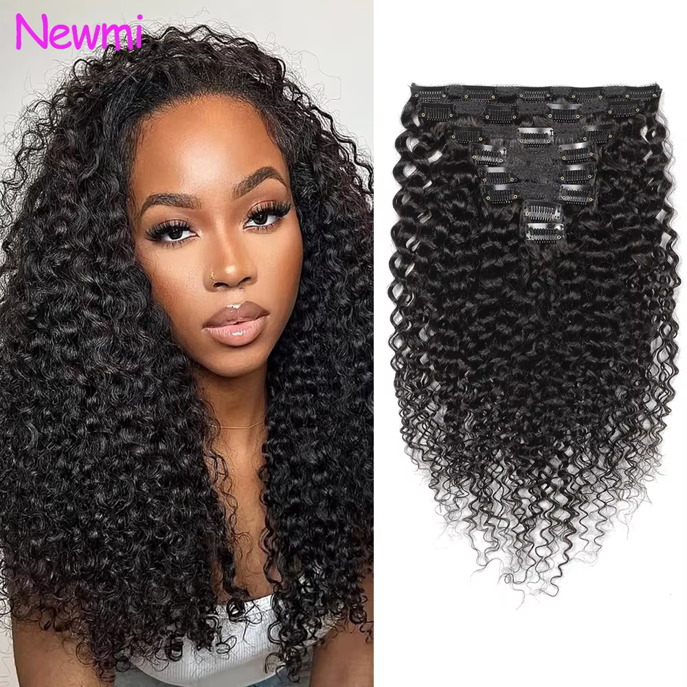 Extensions de cheveux bouclés Newmi Kinky Curly à clipser