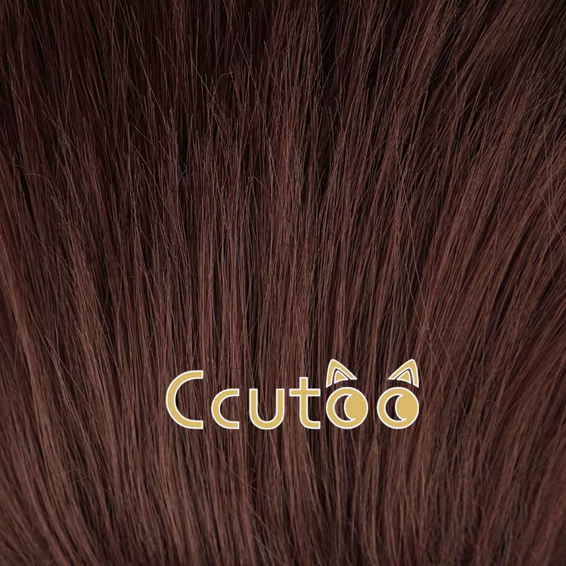 Ccutoo-Perruque de Cosplay en Cheveux Synthétiques, avec Bonnet, Vêtements de Sauna Rouge, Anime Choji Akimpiercing
