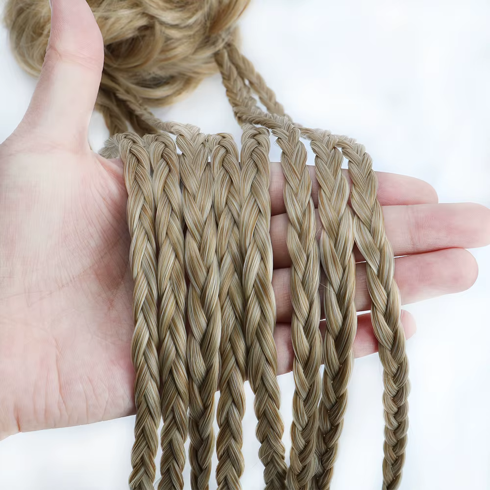 Chignon désordonné synthétique de 22 pouces