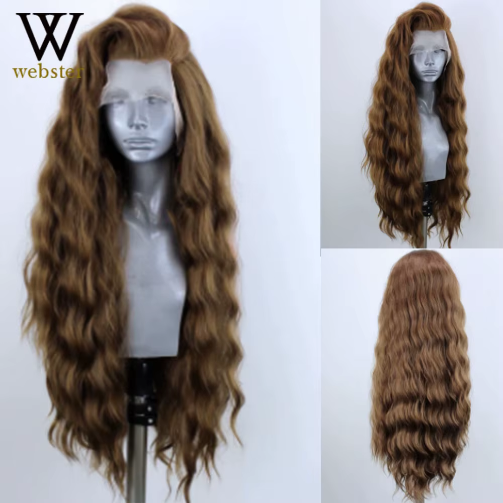Webster – perruque Lace Front Wig synthétique Blonde