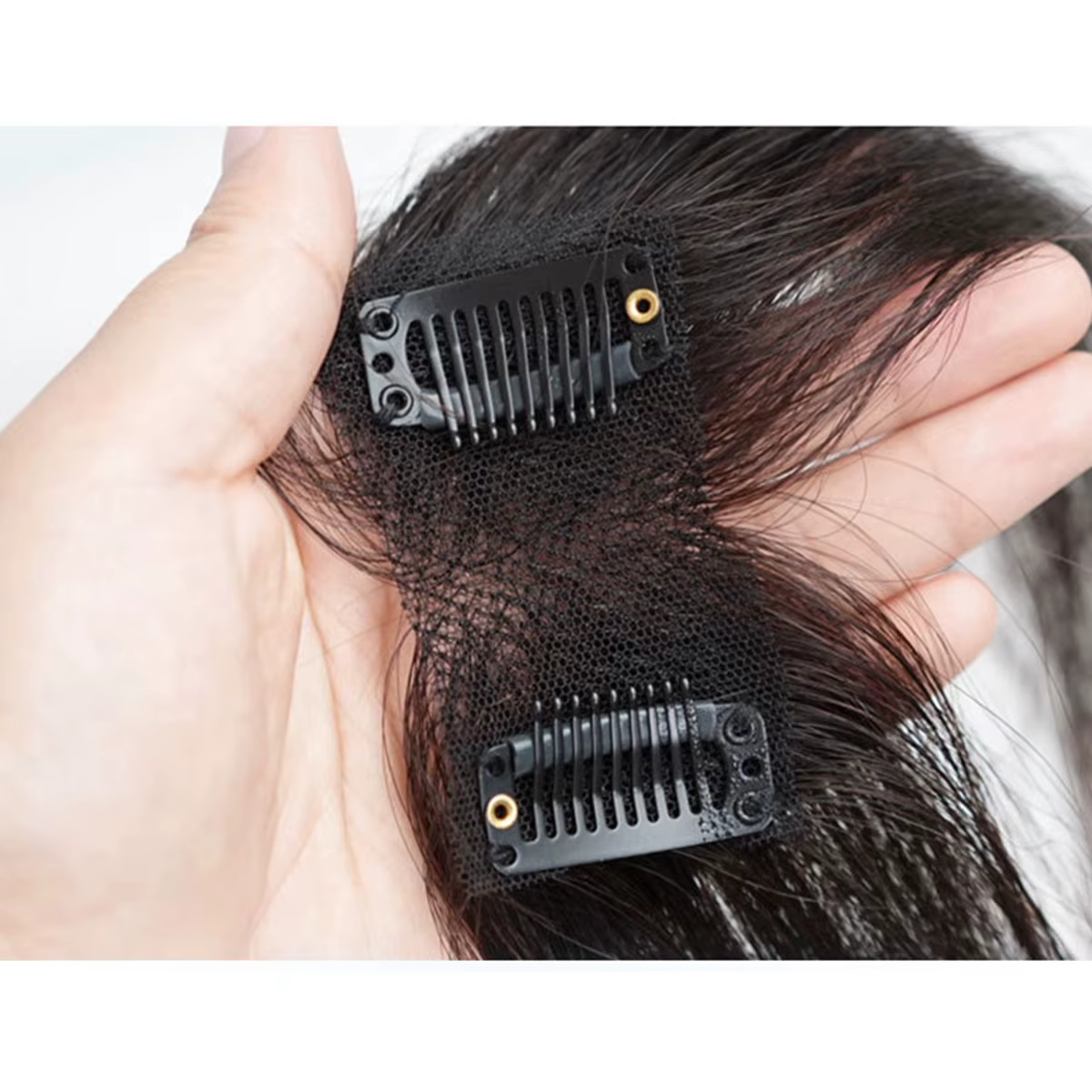Extensions de cheveux naturels à clipser pour femmes
