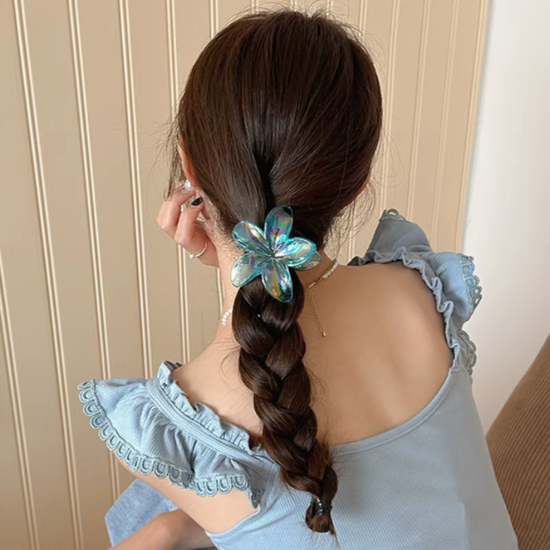 Pince à cheveux en plastique doux