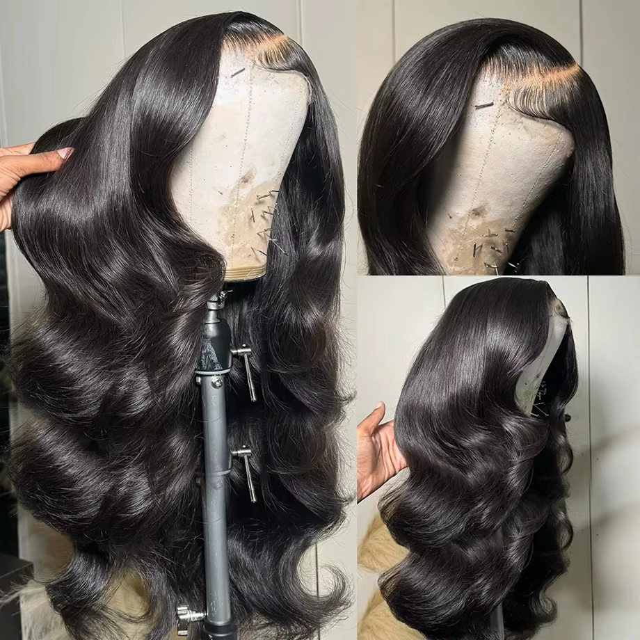 Perruque Lace Closure Wig Body Wave naturelle