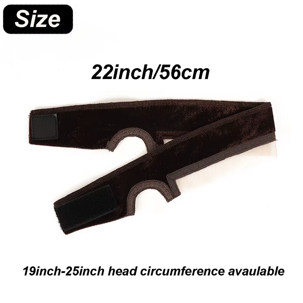 Bonnet de perruque en silicone antidérapant en velours