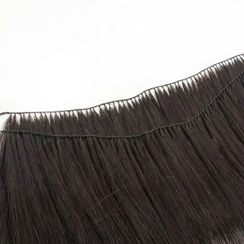 Extensions de cheveux naturels en plumes