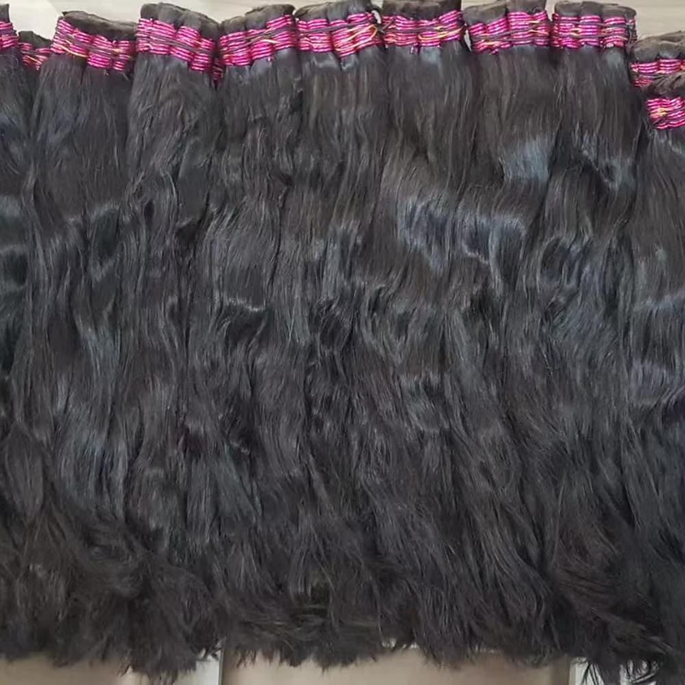 Mega Hair Cabelo Humano paquets de cheveux humains vietnamiens bruts pour tressage 100% non transformés sans trame