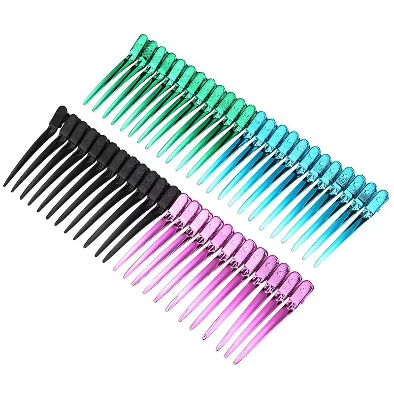 36 pinces de sectionnement en acier inoxydable pour coiffure et coupe de cheveux