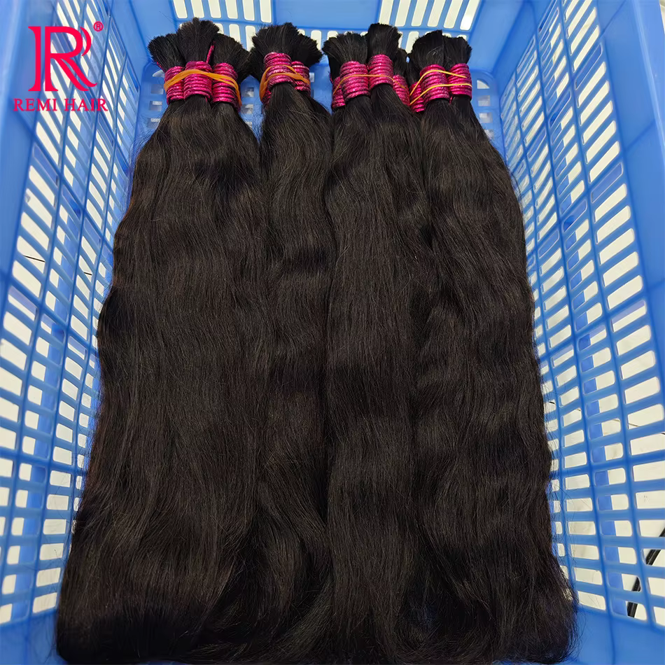 Cheveux naturels non traités 100% véritables en vrac