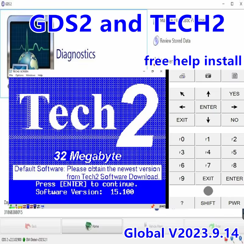Logiciel MDI le plus récent 2025 pour MDI GDS 2 + TECH 2 + DPS 4.56 – Installation et activation de trois logiciels offertes gratuitement